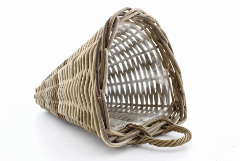 Wandkorb Rattan 35x30x42 cm