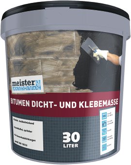 MEISTER Bitumen- Dicht- und Klebemasse 30 l