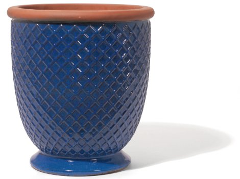 Pflanzgefäß Hutch Washed Blau 42 cm