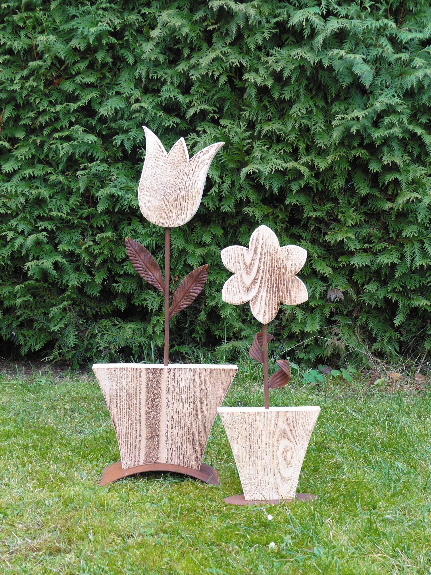 Gartenfigur Blume Hilde 20x50 cm (BxH)