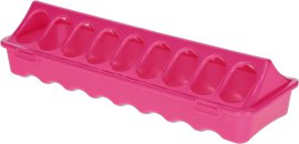 Futtertrog für Küken Rot