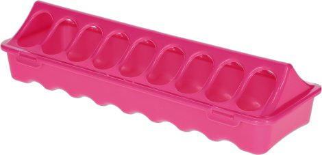 Futtertrog für Küken Rot 9,5x30 cm