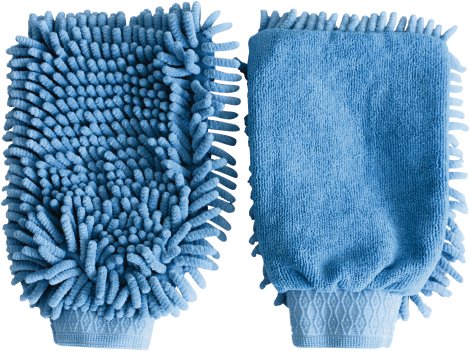 Putzhandschuh, blau