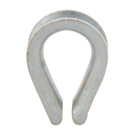 Seilkausche verzinkt 3 mm 2 Stk.