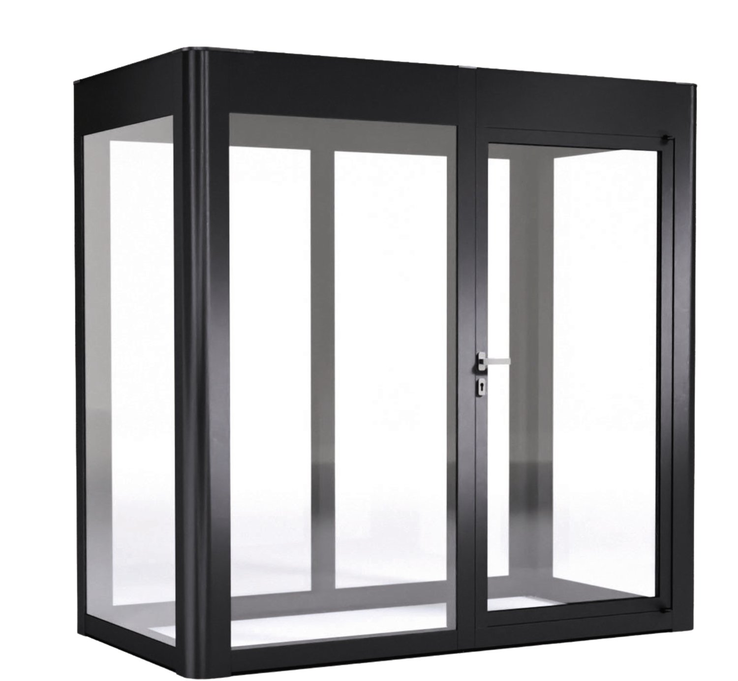 SUNELEMENTS Gewächshaus Sundgarden Infinity 2.1 Anthrazit Metallic 6 mm