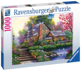 RAVENSBURGER Puzzle Romantisches Cottage 1000-tlg.