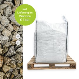 Min2C Bruchsteine anthrazit-weiß 30-60mm 1000kg Big Bag