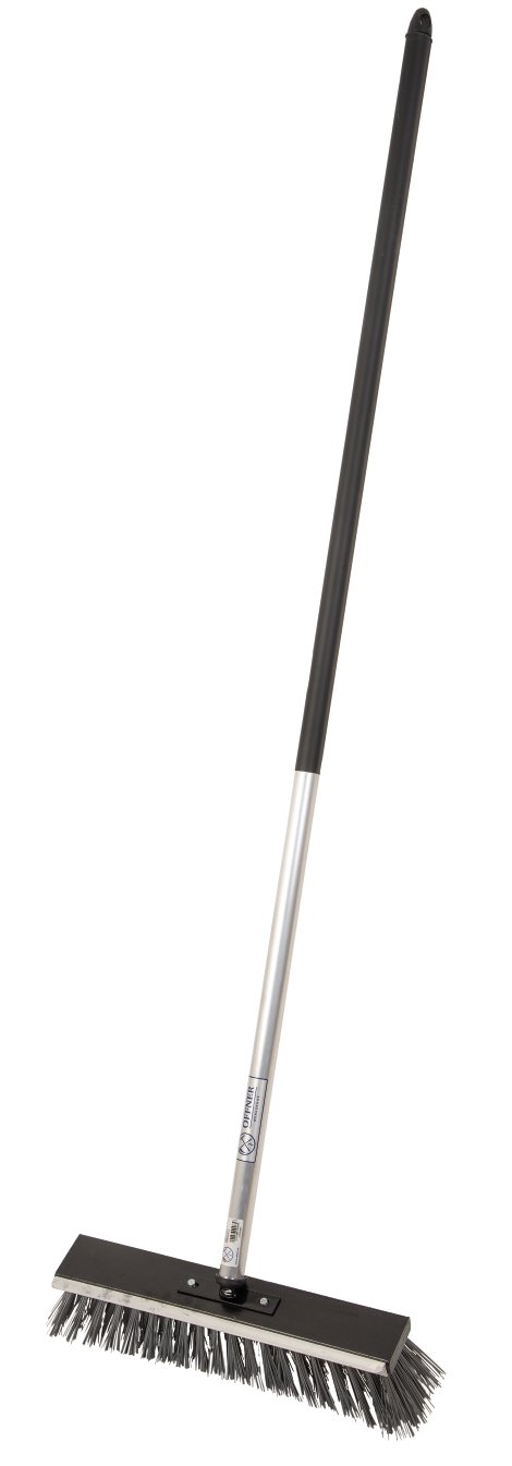OFFNER Straßenbesen mit Alu-Stiel und Alu-Kratzkante