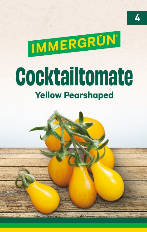 IMMERGRÜN Tütensamen Cocktailtomate Yellow Pearshaped
