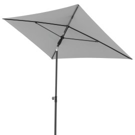 DOPPLER Kurbelschirm Active Edition 200x120 cm hellgrau