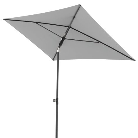 DOPPLER Kurbelschirm Active Edition 200x120 cm Hellgrau