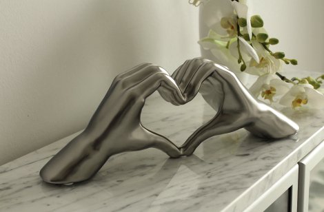 Keramik Hand Heart