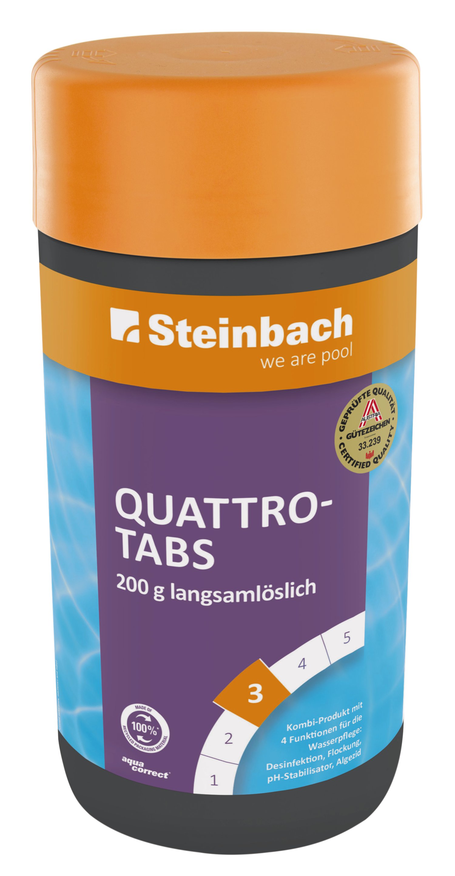 STEINBACH Quattrotabs 200 g langsamlöslich 1 kg
