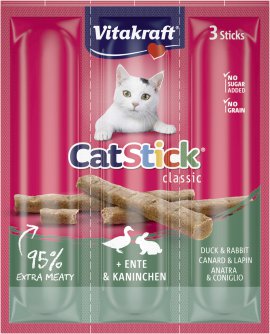 VITAKRAFT Cat-Stick Mini Ente & Kaninchen