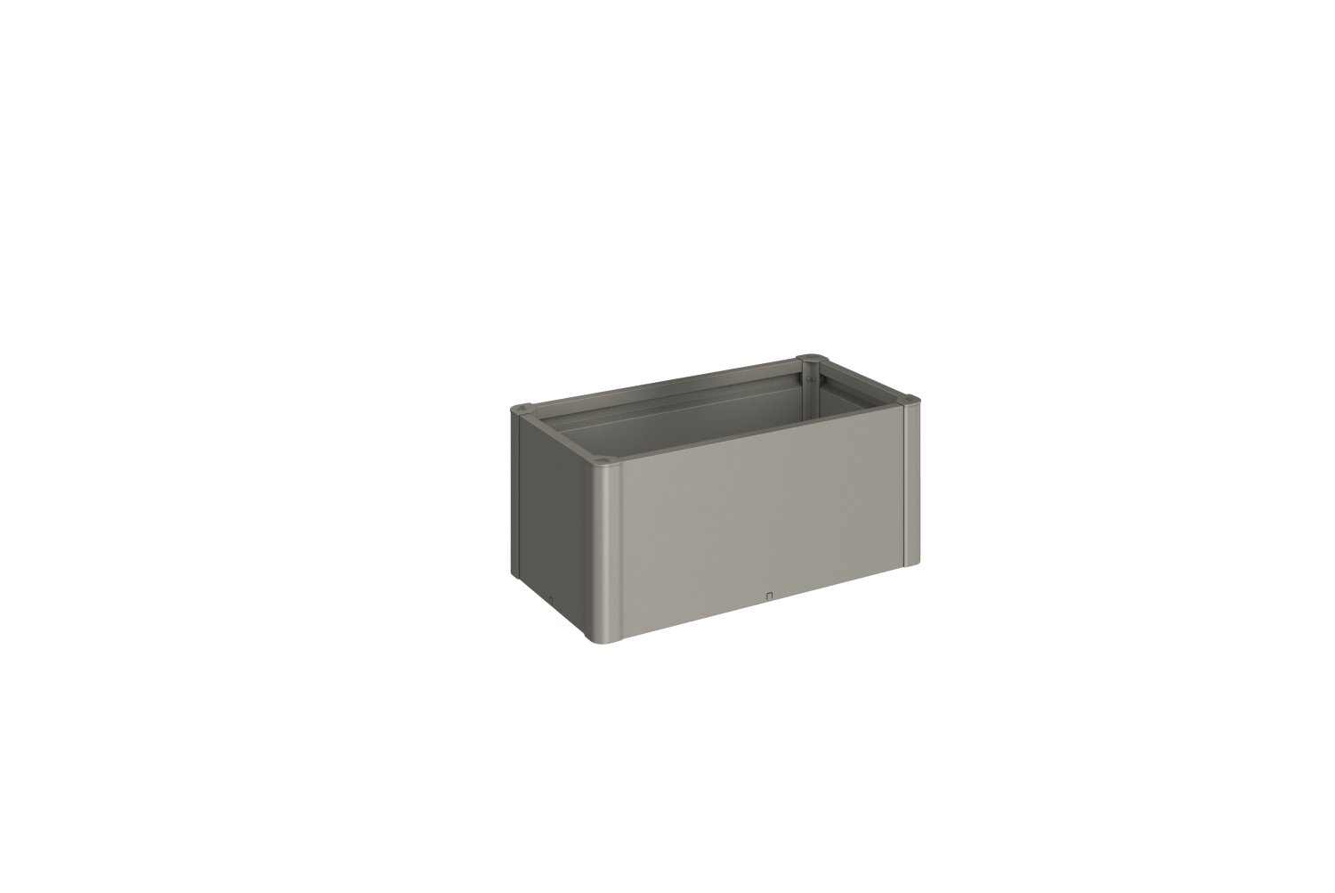 BIOHORT Pflanzbeet Belvedere Mini 100, 103x54x45 cm, Quarzgrau-metallic