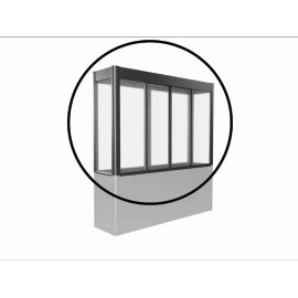 BIOHORT Gewächshaus-Aufsatz Florentina Dunkelgrau-Metallic