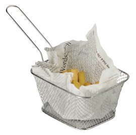 Servierkorb Edelstahl 10,5x8,5x7 cm