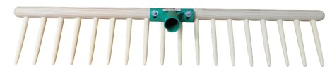 EBNER Holzrechen 18 PVC-Zähne mit Stiel