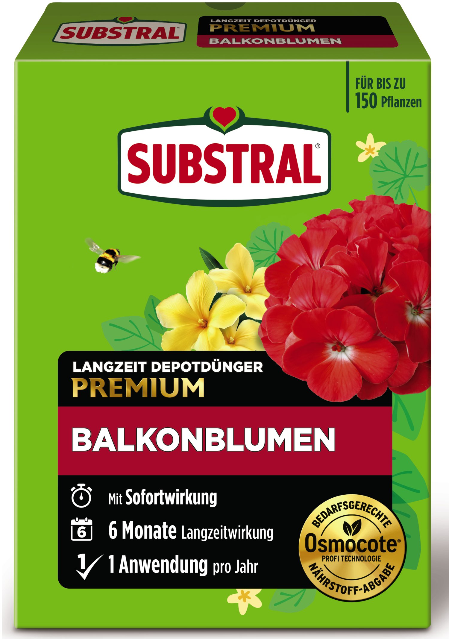 SUBSTRAL® Langzeit Depotdünger für Balkonblumen 1,5 kg