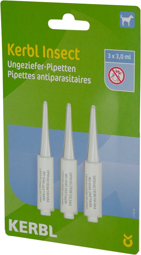 KERBL Insect Ungeziefer-Pipette 3 Stk., 3 ml
