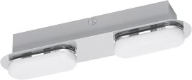 LEDVANCE WIFI SMART + OBRIS Duplo LED-Bad Wandleuchte 30 cm, weiß