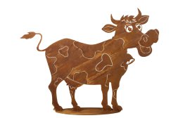 Gartenfigur Kuh Elfriede 73x50 cm (BxH)