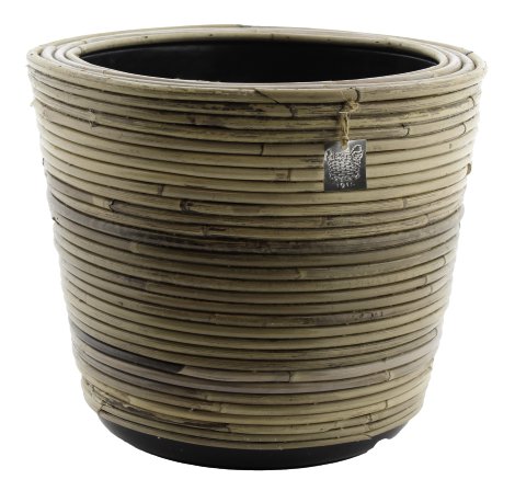 DRYPOT Pflanzkorb Rattan gestreift ø 35 cm