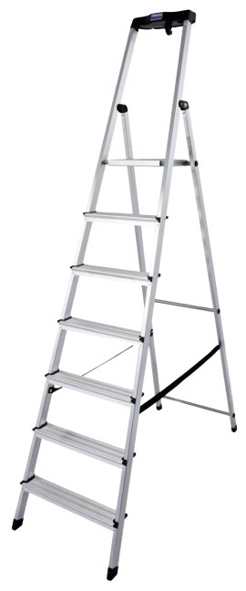 KRAUSE Safety Stufen-Stehleiter 7 Stufen