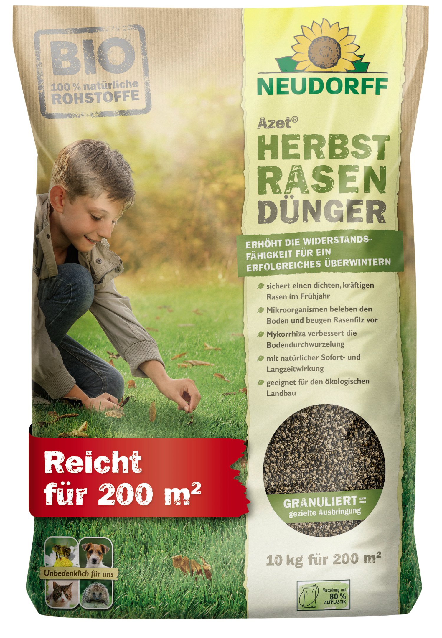 NEUDORFF® Azet Herbst-Rasendünger 10 kg