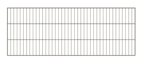 ALBERTS Einstabgitter Garden Anthrazit 2x0,75 m