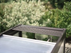 BIOHORT Wetterschutzblech für BIOHORT Gewächshaus Florentina und/oder Florentina Aufsatz 2x1