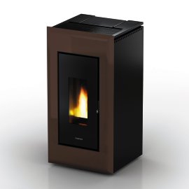 FREEPOINT Pelletofen Vega (Verkleidung: Moka) 11 kW