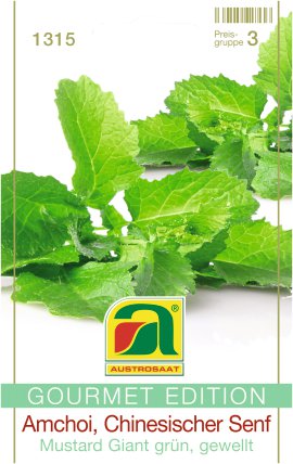 Gourmet Edition Amchoi, Chinesischer Senf Mustard Giant grün, gewellt