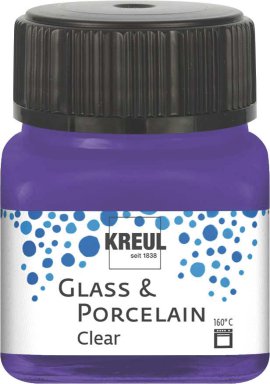 KREUL Malfarbe Glass & Porcelain Clear Violett 20 ml