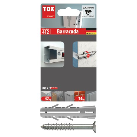 TOX Spreizdübel SD 6x30 mm 12er-Pack