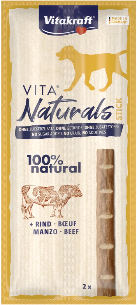 VITAKRAFT Sticks Vita Naturals mit Rind 2er-Pack