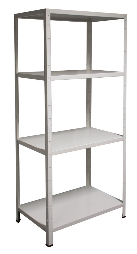 SCHULTE REGALWELT Grundregal 4 Böden Weiß 180x60x50 cm