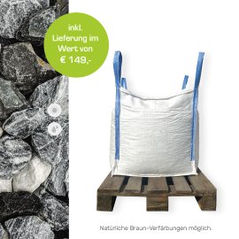 Min2C Bruchsteine donaublau 50-100mm 500kg Big Bag