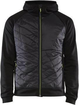 BLÅKLÄDER Sweater Hybrid schwarz/gelb