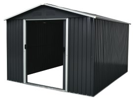 PERGART Gerätehaus Dresden II Schiefer/Creme