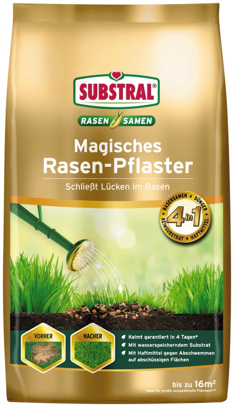 SUBSTRAL® Magisches Rasen-Pflaster 3,6 kg