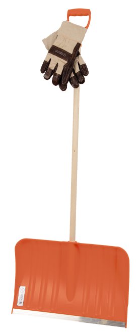 OFFNER Schneeschieber mit Winterhandschuhen