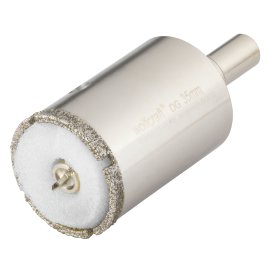 WOLFCRAFT Bohrkrone mit Schaft diamantbestreut