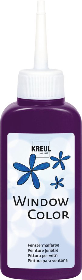 KREUL Fenstermalfarbe Violett 80 ml