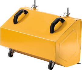 Sammelbehälter für Kehrmaschine gelb