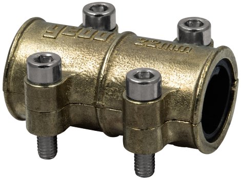 CORNAT Dichtschelle Messing gebogen 22 mm