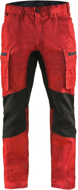 BLÅKLÄDER Service Bundhose Rot/Schwarz 56