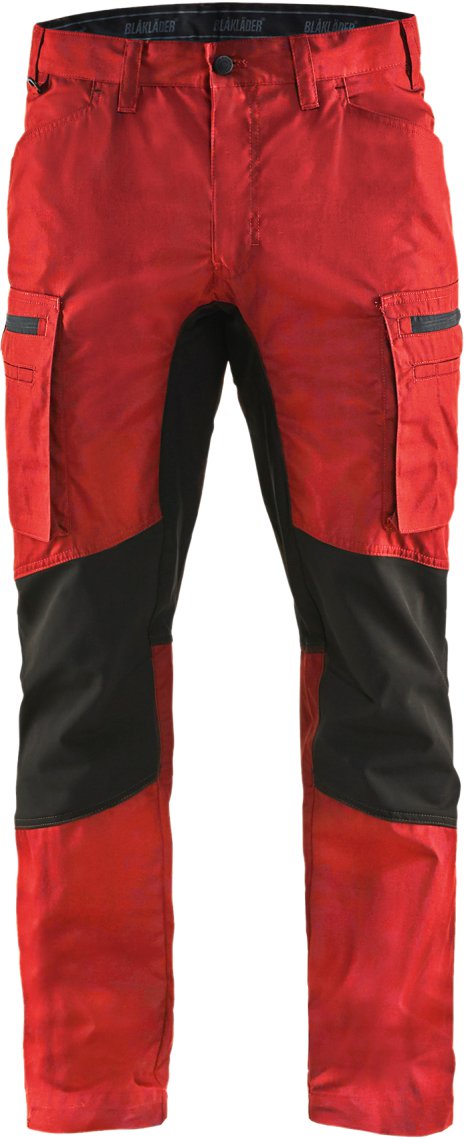 BLÅKLÄDER Service Bundhose Rot/Schwarz 56