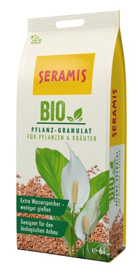 SERAMIS Bio-Pflanz-Granulat für Pflanzen und Kräuter