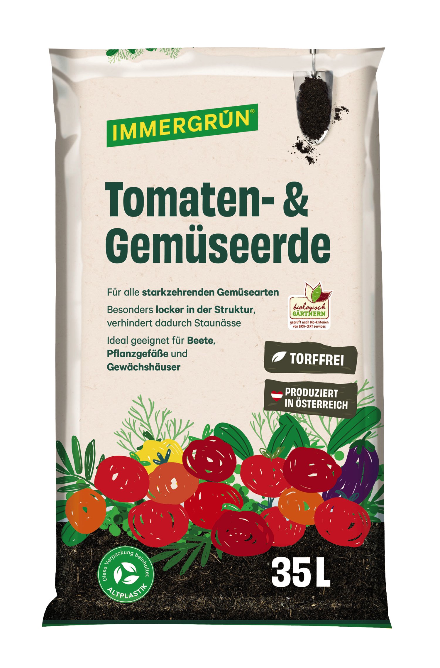 IMMERGRÜN Tomaten- und Gemüseerde